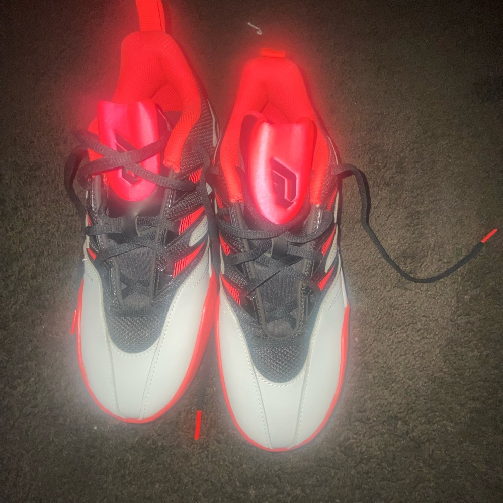adidas Kids' Sneakers - Black, Red, and White